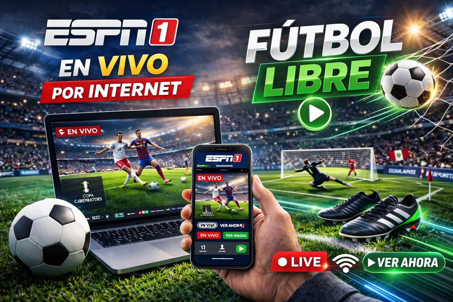 ESPN 1 en vivo por Internet| Fútbol Libre